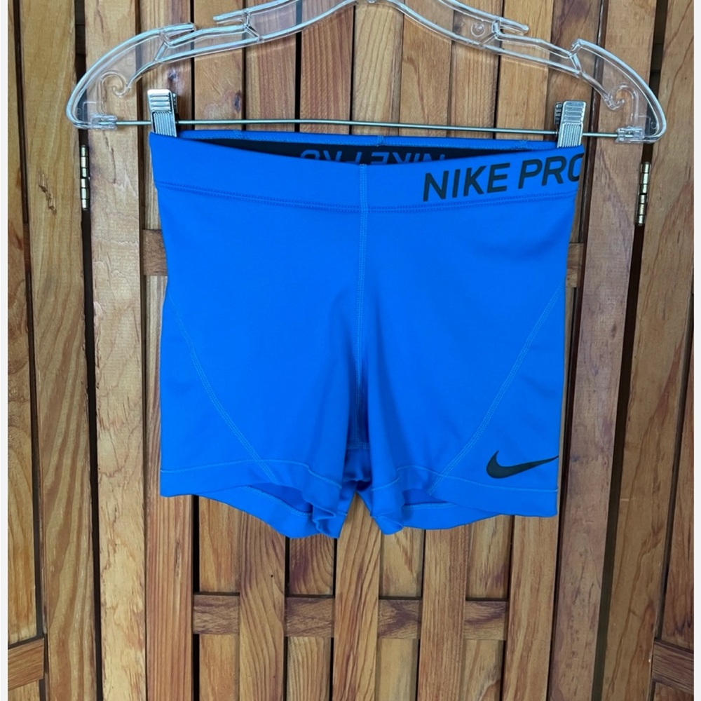 Nike Pro Blue Athletic Shorts